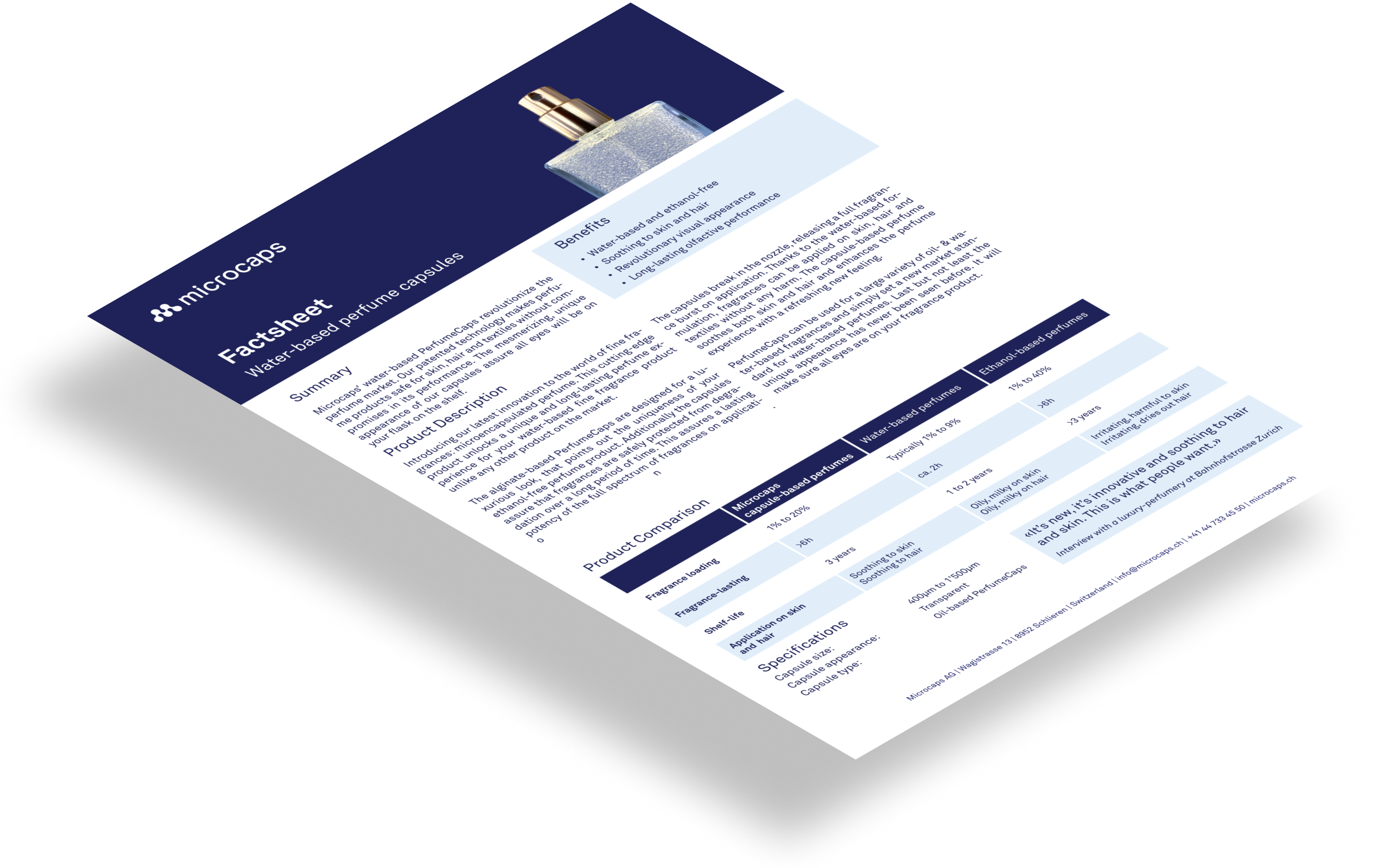 Microcaps Fine Fragrance Factsheet